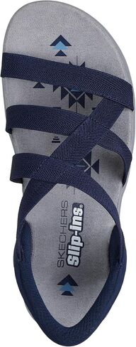 Skechers Women's Reggae Slim-Stretch Flex Hands Free Slip-ins Sandal in Saudi Arabia