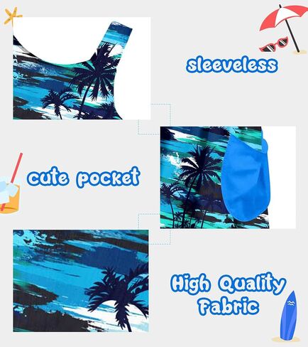 فستان صيفي للفتيات الصغيرات بدون أكمام مطبوع فستان صيفي كاجوال للأطفال من 2 إلى 7 سنوات in Kuwait