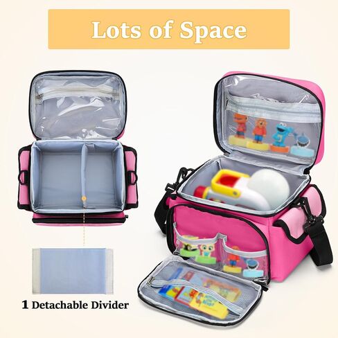 LoDrid Carrying Bag Compatible with Little Tikes Story Dream Machine Starter Set, Portable Storage Case for Books and Accessories with Handle and Shoulder Strap, Navy Blue, Bag Only (Patent Design) in Kuwait