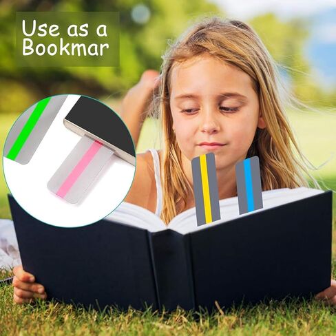 Guided Reading Strips/Colored Overlay/ Highlight Strips/Highlighter/Bookmark/ Assorted Colors Help with Dyslexia for Children and Teacher Supply Assistant (8 Pack) in Kuwait