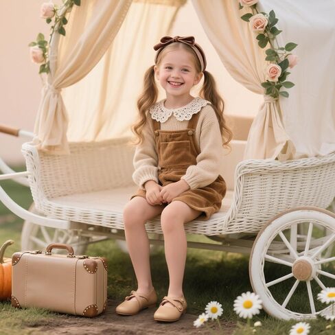 Flaryzone Toddler/Little Girls' Ballerina Flat Mary Jane Princess Dress Shoes - Wedding School Party in Saudi Arabia