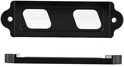 دعامة تثبيت لبطارية السيارة من الألومنيوم 161 مم/6.3 بوصة مناسبة لسيارة Honda Civic/CRX 1988-2000، إلخ (أسود) in Saudi Arabia