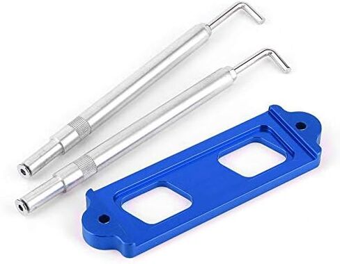 دعامة تثبيت لبطارية السيارة من الألومنيوم 161 مم/6.3 بوصة مناسبة لسيارة Honda Civic/CRX 1988-2000، إلخ (أسود) in Kuwait