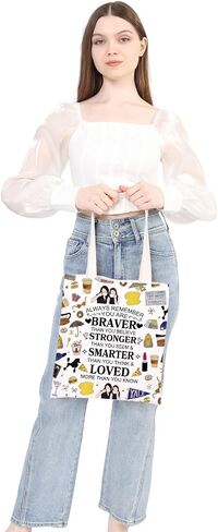 WSNANG G Girls TV Show Gift Luke's Diner Tote Bag Gilmore TV Show قابلة لإعادة الاستخدام حمل حقيبة كتف Lorelai Rory Gilmore Fan Gift in Kuwait