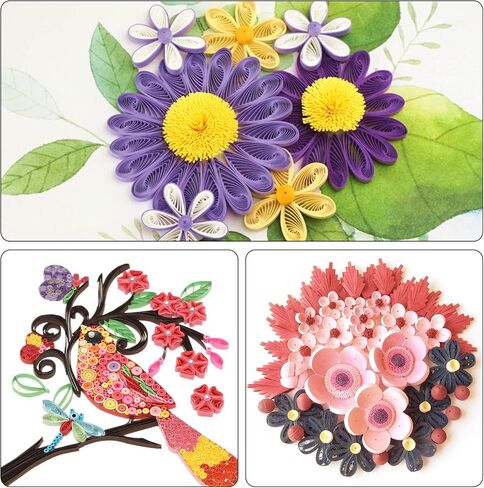 1 Set of Paper Quilling Template Board Quilling Mould with 2pcs Quilling Slotted Tools and 40pcs Pearl Head Pins for DIY Paper Craft in Saudi Arabia