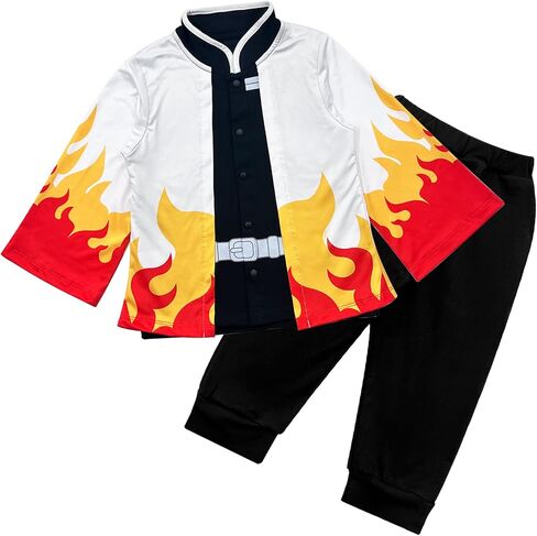 Toddler Pirate Costume for Kid Halloween Dress-up Parties Children's Buccaneer Captain Long Sleeve Clothes in Kuwait