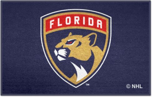 سجادة FANMATS 10538 Florida Panthers Ulti-Mat - 5 قدم. × 8 قدم. | سجادة منطقة المعجبين الرياضية، سجادة ديكور المنزل وسجادة الخياطة in Saudi Arabia