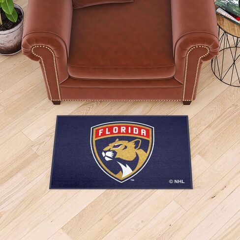 سجادة FANMATS 10538 Florida Panthers Ulti-Mat - 5 قدم. × 8 قدم. | سجادة منطقة المعجبين الرياضية، سجادة ديكور المنزل وسجادة الخياطة in Saudi Arabia
