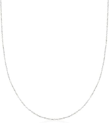 Ross-Simons Italian .8mm 14kt Gold Adjustable Singapore Chain in Kuwait