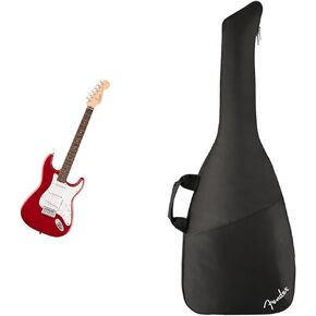 جيتار كهربائي ستراتوكاستر من سلسلة Fender Squier Debut، جيتار للمبتدئين، مع ضمان لمدة عامين، يتضمن 3 أشهر من الدروس المجانية، لونين Sunburst مع لمسة نهائية غير لامعة