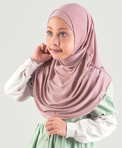 Firdevs طفلة إسلامية عملية حجاب أميرة قطعتين وشاح إسلامي وقلنسوة - حجاب سهل فوري in Kuwait