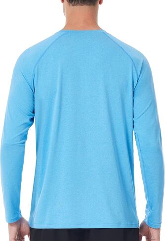 قمصان سباحة Roadbox UPF 50+ Rash Guard - قمصان طويلة الأكمام للحماية من أشعة الشمس فوق البنفسجية SPF - قمصان للصيد في الهواء الطلق سريعة الجفاف in Kuwait