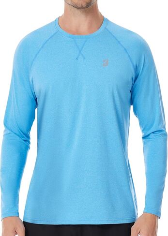 قمصان سباحة Roadbox UPF 50+ Rash Guard - قمصان طويلة الأكمام للحماية من أشعة الشمس فوق البنفسجية SPF - قمصان للصيد في الهواء الطلق سريعة الجفاف in Kuwait