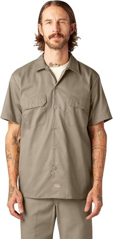 Dickies mens Short Sleeve Work Shirt in Saudi Arabia