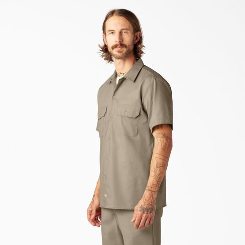 Dickies mens Short Sleeve Work Shirt in Saudi Arabia