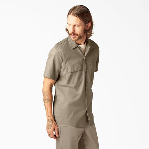 Dickies mens Short Sleeve Work Shirt in Saudi Arabia