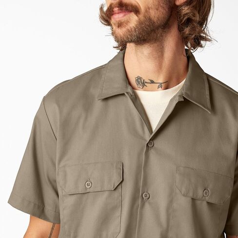 Dickies mens Short Sleeve Work Shirt in Saudi Arabia