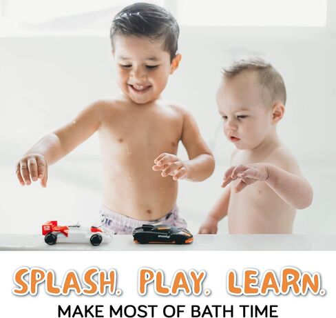 Mold Free Bath Toys for Babies and Toddlers, No Hole Bath Toys, Non Squirting Bath Toys no Mold for Tub, Beach, Pool, BPA-Free, Safe, Fun Infant Baby Bath Toys No Holes 0 1-3 6 12 18 Month in Kuwait