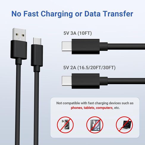 Basesailor Blink Mini 2 Power Cord,Extra Long USB A to USBC Charging Cable in Kuwait