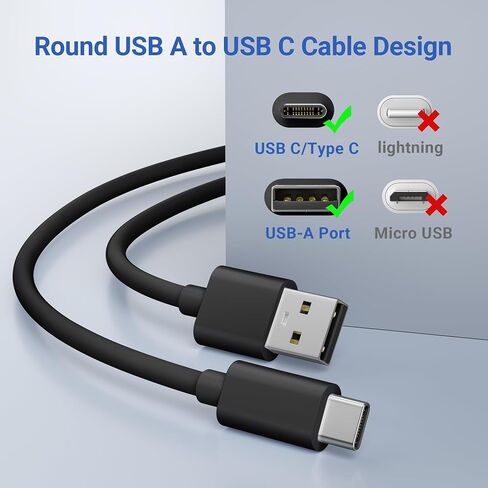 Basesailor Blink Mini 2 Power Cord,Extra Long USB A to USBC Charging Cable in Kuwait