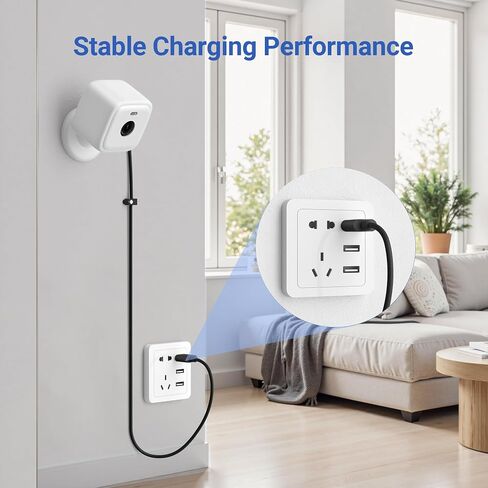 Basesailor Blink Mini 2 Power Cord,Extra Long USB A to USBC Charging Cable in Kuwait