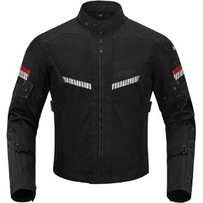 BORLENI Summer Motorcycle Jacket Motorbike Biker Riding Jacket Protective Breathable CE Armoured Motorcycle jacket for Men Women