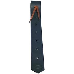 Black Leather 18 inch Off Billet for Western Saddles