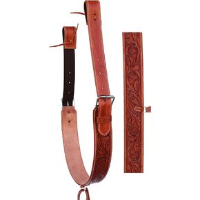 Horse Western Carved Leather Rear Flank Back Cinch Girth Saddle Billets 9774-80