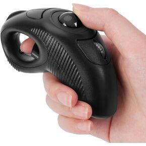 Wireless USB Handheld Finger Trackball Mouse with Laser Pointer