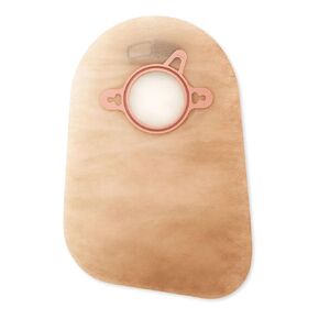 Hollister 18362 New Image 2-Piece 9" Closed Ostomy Pouch, Green Color Code Match, 60 Pack, Transparent - 1-3/4" Flange Size, AF300 Filter, Ostomy Supplies