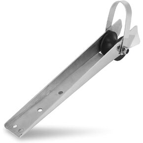 Boat Anchor Roller Gorgeri Anchor Bracket Marine Grade 316 Stainless Steel Boat Bow Anchor Roller Bracket for Yacht Lift Roller Electro Polished Stainless Steel Anchor Roller