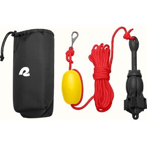 Retrospec Mainstay 3.5 lbs Folding Grapnel Anchor Kit with 26FT Rope, PP Buoy, Water Resistant Travel Bag and Rust Resistant Snap Hook & Anchor for Inflatable Paddle Boards, Docks & Kayaks