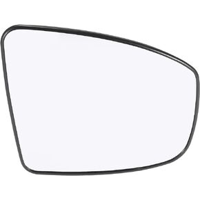 X AUTOHAUX Car Rearview Right Passenger Side Heated Mirror Glass Replacement W/Backing Plate for Nissan Murano 2009 2010 2011 2013 2014