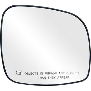 Passenger Side View Heated Mirror Glass Replacement For 2012-2020 Chrysler Town Country Dodge Grand Caravan RAM CV Volkswagen VW Routan Mirror - Mirror Glass Convex Side Mirror With Backing Plate