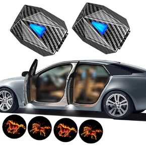LZLRUN Animated Projection Welcome Light for Moon and Girl Door Welcome Light
