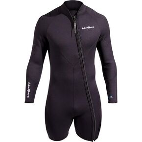 NeoSport Men's Neoprene 5mm Waterman Wetsuit Jacket, 3X-Large , Black