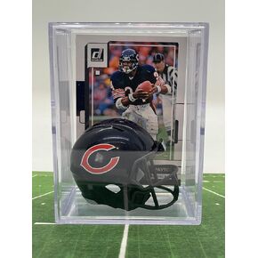 Chicago NFL Helmet Shadowbox w/Walter Payton card