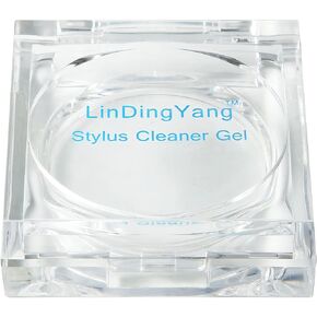 Turntable Stylus Cleaner Needle Cleaning Gel Self-Adhesive Cartridge Stylus Cleaner Anti Static Stylus Cleaner,(Transparent)