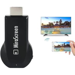 SmartSee MiraScreen Wireless Display Adapter 1080P HDMI Screen Mirroring Media Player TV Stick for Tablet Smartphone