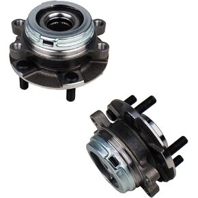513296 [2 Pack] Front Wheel Hub and Bearing Assembly Fit for Nissan Altima 2007-2018, Maxima 2009-2019, Murano 2009-2018, Pathfinder 2013-2019, Infiniti JX35 2013, QX60 2014-2019, 5 Lug