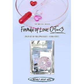 TWICE - Formula Of Love: O+T=<3 (Result File Cover incl. CD, Photobook, Photocard, Twind Photo, Folded Poster, Extra Photocards)