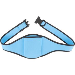 Homoyoyo 1Pcs Mic Belt Instructor Microphone Holder Pack Adjustable Sweat Absorbent Belt Waistband Bag forTheater, Speakers(Black)