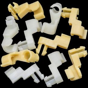 Rexka 5 Sets Tailgate Door Handle Door Lock Rod Clip Set 5 mm Rod Size for Lexus Toyota 69293-12030 69293-12040 Camry, Celica, Corolla, Echo, Highlander, MR2, RAV4, Tundra and 4-Runner