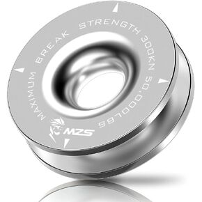 MZS Winch Snatch Recovery Ring 50,000 lbs Compatible with ATV UTV SUV Truck Off-Road Vehicle Towing Recovery
