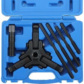ATPEAM Harmonic Balancer Puller Kit, Adjustable 3-Jaw Puller Set for Removing Harmonic Dampers & Balancers, 6PC 3-Jaw Pulley Puller Set Compatible with Chevy, GM, Chrysler, Cadillac, Ford and More
