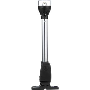 Attwood 5557-PV12A7 All-Round LED Fold Down Navigation Light Black Base, 12-Inch
