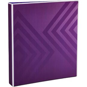 Avery Dual Effect Heavy-Duty 3 Ring Binder, 1 Inch Slant Rings, Black Binder (03218)