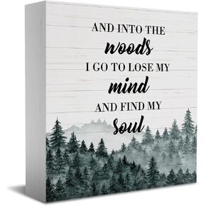 Funny Bathroom Sign Bathroom Decor Desk Decor Wooden Box Sign Rustic Wood Block Plaque Box Sign for Home Farmhouse Office Restroom Toilet Shelf Table Decoration It's Always a Full Moon in Here Sign in Kuwait