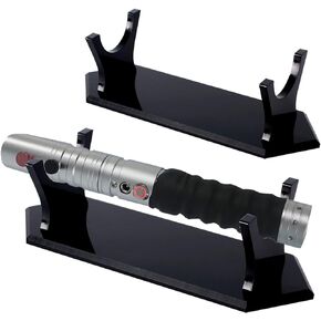 WANLIAN Lightsaber Stand Lightsaber Display Stand Acrylic Desktop Lightsaber Stand Display Sword Stand for Lightsaber Display (black)