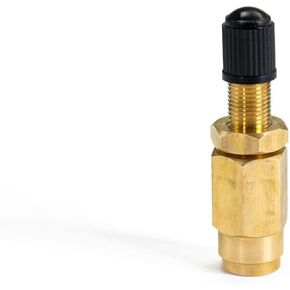 1/4" Air Line to Schrader Valve Brass Compression Fitting